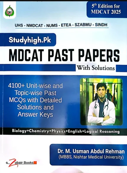 MDCAT Past Papers With Solutions 5th Edition 2025