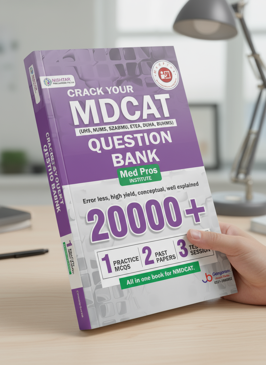 c454cec0-403b-46de-aa1d-efab53cc91e5 Crack Your MDCAT Question BANK 20000 + Medpros Book